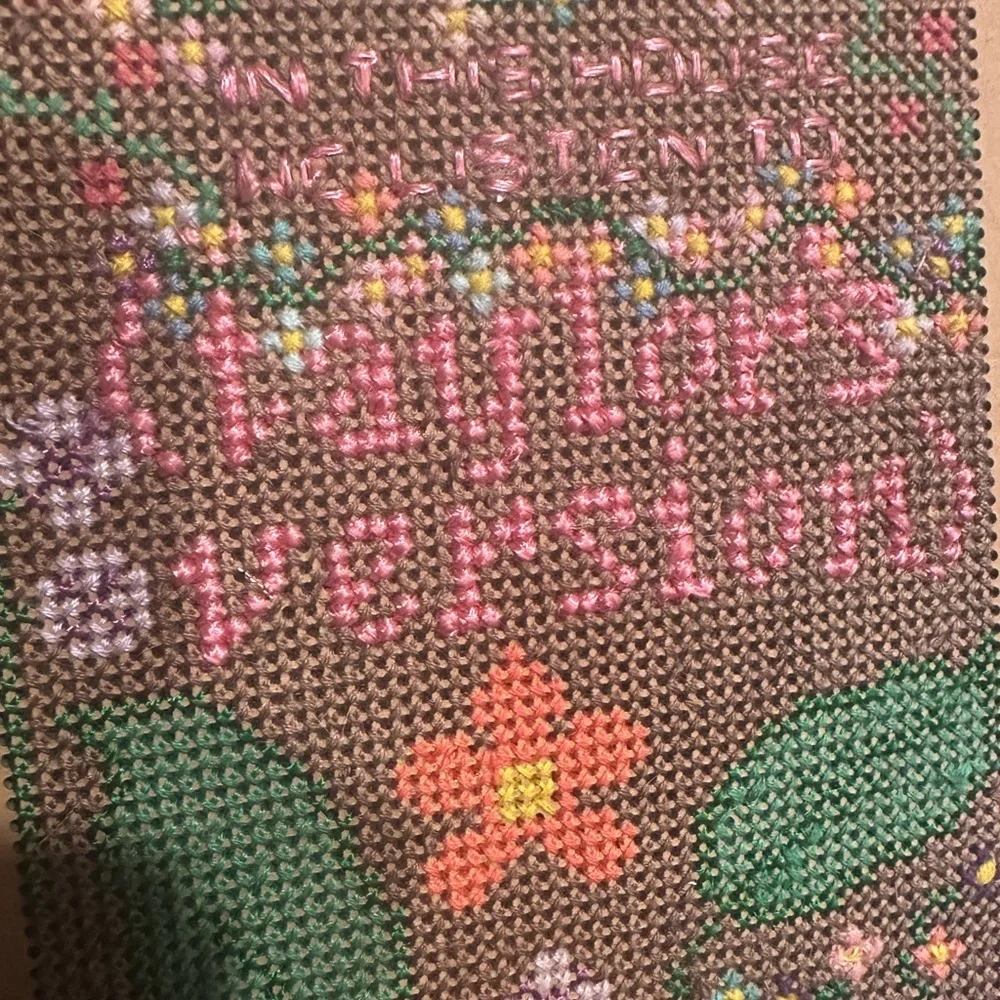 Embroidered Taylor swift acoustic piano inspired journal